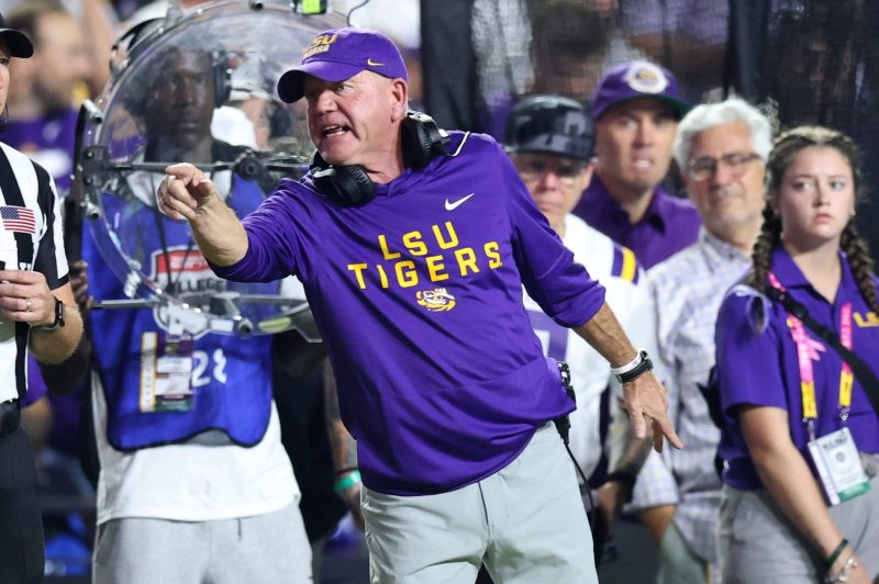 The ‘Fire Kelly’ chants only increased in volume and number, especially in the fourth quarter, with Texas A&M going on a 35-0 scoring run in the second half to widen LSU’s deficit to 49-18. The Tigers scored a late touchdown to make the final 49-25.
Saturday’s showing by the Tigers is a continuation of what their last month has looked — and felt — like. LSU has not been able to pull out a game plan and execute it to its finest against a ranked opponent in SEC play. The Tigers had their running game essentially removed by Ole Miss back on Sept. 27 and then ran into the bulldozer of Diego Pavia and Vanderbilt last week in Nashville.
LSU gave up a 79-yard punt return touchdown to Texas A&M’s KC Concepcion in the third quarter. ESPN’s cameras caught Kelly immediately bringing out his frustration on special teams coordinator Aman Anand.
LSU suffered its first loss at home since Nov. 9 of last season, against Alabama, a game which they were crushed 42-13.
<em>The USA TODAY app gets you to the heart of the news — fast</em><strong>. </strong><em>Download for award-winning coverage, crosswords, audio storytelling, the eNewspaper and more</em><strong>.</strong>
This post appeared first on USA TODAY
