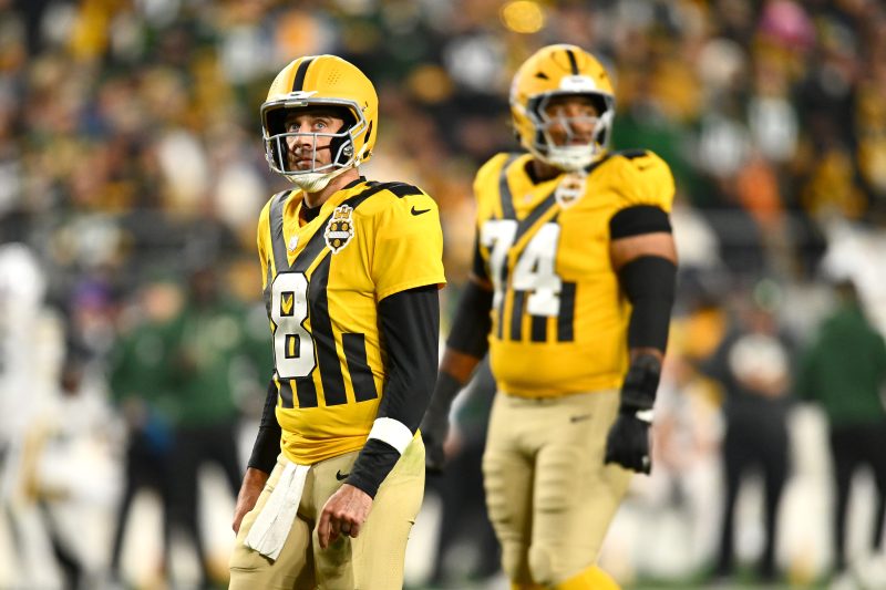 Aaron Rodgers could only do so much to propel a Steelers team that came apart in the second half of Sunday’s loss to the Packers.
Jordan Love outpaced his predecessor and counterpart, igniting Green Bay with 360 passing yards and three TDs.
Rodgers said he was ‘disappointed’ by the outcome on a night when cheers of ‘Go, Pack, Go!’ rained down from the crowd late in the game.
PITTSBURGH – “Come get me.”
Aaron Rodgers was undoubtedly game for the challenge of trying to hang one on his former team when he teased a particular Green Bay Packers edge rusher while in the midst of the drama on Sunday night at Acrisure Stadium.
Then again, Rodgers should be careful of what he wishes for.
“I told him, ‘I’m getting close,’ ” Packers defensive end Rashan Gary recalled of the in-game banter with Rodgers from the 35-25 smashing of the Pittsburgh Steelers.
“He was saying, ‘I’m still moving good. I’m 41. You’ve got to come and get me, RG.’
“We got back to work, and I think they ran it the next play.”
Gary ultimately got to Rodgers, collecting two sacks, two quarterback hits and two tackles for a loss as the Packers defense forced the iconic quarterback to get off his rhythm in a contest that decisively flipped in the second half.
And that was just one layer of the trouble that left Rodgers and his team battered and frustrated after a second consecutive loss.
It wasn’t so much a prime-time showcase for a revitalized Rodgers to extract a measure of payback against the franchise he spent the first 18 years of his NFL career with.
Instead, it turned out to be the perfect opportunity for Rodgers’ former understudy, Jordan Love, to upstage his NFL mentor.
Love, 26, was simply fabulous – especially in a second half that saw the Packers score on all five of the their possessions, excluding the clock-killing drive at the end. In passing for 360 yards and three TDs with zero interceptions, Love provided another statement about the Packers’ future against the symbolic backdrop of the past.
It helped Green Bay (5-1-1) improve on its NFC-best record mark while the Steelers (4-3) stumbled yet again.
At one point, Love tied a franchise record by completing 20 consecutive passes. He weaved laser strikes into tight windows. He improvised to buy time for big plays. He stood tall in the face of blitzes and other forms of punishment. He was cool and confident.
Love looked, well, a lot like Rodgers in his prime.
“He was on fire,” Packers coach Matt LaFleur said. “That’s why I wanted him to keep throwing the football.”
Rodgers couldn’t help but notice what the raucous crowd witnessed in Love, complimenting his patience, efficiency and ability to improvise.
“I thought J-Love played great,” Rodgers said. “He was super-efficient. He didn’t get sacked and moved around really well, made some plays outside the pocket. Thought he played outstanding.”
Someone asked Love if his time serving as Rodgers’ backup had an effect that played out on Sunday. Maybe. Maybe not.
“I’m just trying to play my game,” Love said. “Obviously, being behind Aaron for three years and being able to see him and the high-level play he was capable of going out there and doing, and just being able to put the money on the money at all times was very cool for me to see. But for me, it comes down to just being the best quarterback I can be.”
Which also says something about lessons learned well.
That’s not to suggest that Rodgers played poorly. He completed 24 of 36 passes for 219 yards with two touchdowns and posted a 101.5 passer rating. He didn’t commit a turnover. It’s just that on a night when the Steelers defense collapsed in the second half, when his team settled for too many field goals because it couldn’t finish touchdown drives, when self-inflicted mistakes were damning, Pittsburgh needed Rodgers to be even better.
Then again, that was a tough ask when he was under constant duress. He was sacked three times, including a takedown from Micah Parsons to go with Gary’s two cases, but it could have been much worse. He was nimble enough to avoid sacks for much of the night, which also meant that he was so uncomfortable running for his life.
Which is exactly what Green Bay envisioned.
“Going into the game, that was one of our goals, just trying to make it hard for him to see his reads, make him move around a lot in the pocket because…he’s a Hall of Famer,” Gary said. “You give him time in the pocket to pat the ball, he’s going to give his playmakers opportunities to make plays. You’ve got to find a way, when he does hold onto the ball, to get there. To get him off his spot.”
In the days leading up to Sunday night, Rodgers downplayed the revenge factor and maintained that the matchup would have been more significant had it occurred at Lambeau Field.
Maybe so. Maybe not. It was still weird enough for Rodgers, especially as a significant portion of the crowd supported the Packers – evidenced by the familiar, “Go, Pack, Go!” chant that got louder as the game progressed.
“I heard that chant for 18 years,” Rodgers said. “Packers fans really travel well. First time in a while I’ve used a silent count for a home game. That’s a credit to those Packers fans.”
It must have felt too weird. Like an out-of-body experience that went beyond the edge rushers seeking sacks.
“Disappointed,” Rodgers described of his emotions. “Disappointed that I didn’t play better, that we didn’t play better, especially in the second half.”
In other words, as game as he was, they didn’t have enough game.
<em>Contact Jarrett Bell at jbell@usatoday.com or follow on X: @JarrettBell</em>
This post appeared first on USA TODAY