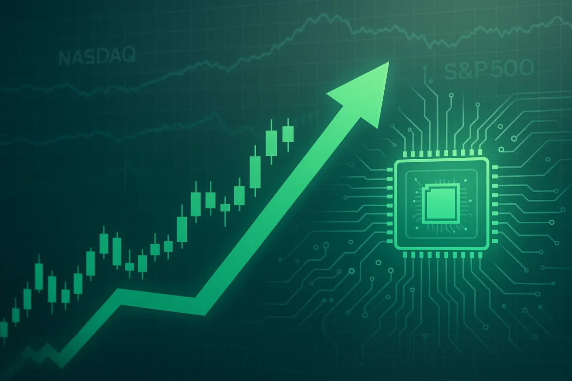 Nvidia stock (NASDAQ: NVDA) jumped over 2% on Thursday, as tech stocks, and especially AI-related ones, kept the good vibes going.Investors are feeling excited about the strong demand for Nvidia’s AI chips and the recent US approvals that could let the company tap into new markets.Meanwhile, the Nasdaq and S&P 500 stayed pretty steady after hitting some recent records, showing that traders are optimistic but still playing it a little safe.Key reasons why Nvidia stock is climbing? 1. <strong>US export approval to UAE:</strong> The US gave the green light for billions of dollars’ worth of Nvidia AI chips to be sent to the United Arab Emirates.This move could give Nvidia a nice revenue boost from AI projects in the Gulf, especially with big government-backed initiatives like Starg UAE already in the works.2. <strong>Strong demand and CEO insights:</strong> Nvidia’s CEO Jensen Huang has been talking up the rising need for computing power, thanks to AI breakthroughs and what he calls “autonomous everything” technologies.His recent interviews have reassured investors that Nvidia’s AI-driven growth isn’t just a flash in the pan; it’s here to stay.3. <strong>Strong chip industry performance: </strong>Nvidia’s main supplier, Taiwan Semiconductor Manufacturing Company (TSMC), posted a 30% jump in third-quarter revenue, beating what analysts expected.That kind of performance signals solid demand for Nvidia’s chips and gives investors confidence that the supply chain is stable and production is keeping pace.What analysts say?After Nvidia stock rally, several analysts have bumped up their price targets, some as high as $300, pointing to more potential upside.FactSet data shows that most of the 66 analysts covering Nvidia are recommending a Buy, with only a few Holds and almost no Sells. On average, the street’s price target sits around $240-$250, reflecting strong bullish sentiment overall.<a href="https://invezz.com/news/2025/10/09/cantor-fitzgerald-sees-near-60-upside-for-nvidia-lifts-price-target-to-300/">Cantor Fitzgerald raised Nvidia stock price target</a> to $300 from $240, maintaining an Overweight rating after meetings with company management.The firm highlighted that the AI infrastructure buildout is in early stages, with hyperscalers showing strong demand visibility worth hundreds of billions over coming years.Cantor Fitzgerald expressed increased confidence in Nvidia’s growth potential and expects earnings per share to reach $8 in 2026 and $11 in 2027, well above consensus estimates. Nvidia remains the firm’s top pick.That said, analysts are also pointing out some risks. Nvidia’s valuation is pretty high, and ramping up production to meet booming AI demand could come with execution challenges.Competition from new AI chipmakers and global trade uncertainties adds another layer of caution.Some skeptics are also questioning whether AI demand can keep growing at this pace, warning that a slowdown in key projects could trigger a market correction.The post <a href="https://invezz.com/news/2025/10/09/nvidia-stock-three-key-reasons-why-it-is-soaring-on-thursday-jensen-huang-tsmc/">3 key reasons why Nvidia stock is soaring on Thursday</a> appeared first on <a href="https://invezz.com/">Invezz</a>
